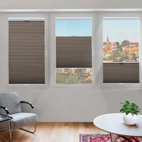 Miniatura 35 de Tonature Persianas Celulares de Tamaño Personalizado para Ventanas Cortinas Blackout sin Cordón Persianas Enrollables Protección UV Aislamiento