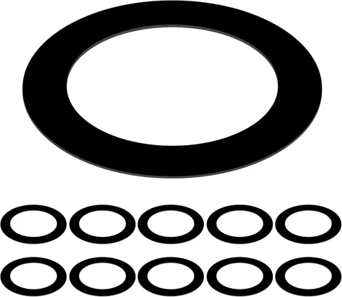Miniatura 10 de Anillo de ajuste blanco para latas empotradas de 3 pulgadas para lámparas de techo, paquete de 4 unidades de 3.2 pulgadas de diámetro interior, 4.5