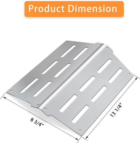 Miniatura 11 de 62752 7620 7622 Piezas de repuesto para parrilla Weber Genesis E310 E320 E330 S310 S320 S330 EP310 EP320 EP330, barras aromatizantes de 17.5