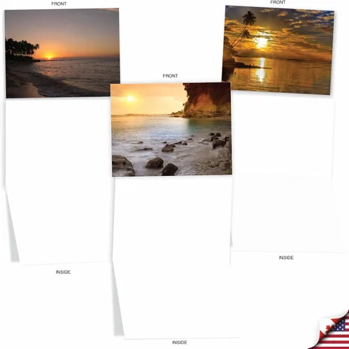 Miniatura 3 de The Best Card Company - Caja de 10 tarjetas para todas las ocasiones en blanco (4 x 5.12 pulgadas) - Tarjetas de paisaje panorámico surtidas
