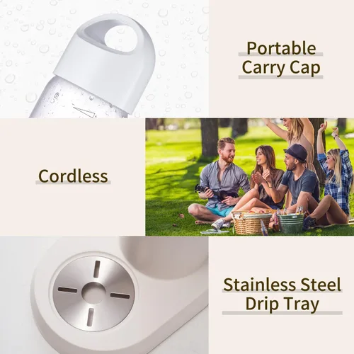 Miniatura 6 de Máquina de agua con gas, seltzer y carbonatador para bebidas, dispensador de vapor de soda, máquina carbonatadora con 2 botellas sin BPA (1 l), 1Lx2