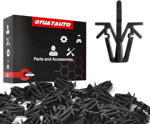 Miniatura 19 de OTUAYAUTO 10184895 140 clips de retención de remaches de plástico para puerta de parachoques de guardabarros de repuesto para Jeep Wrangler 07-20