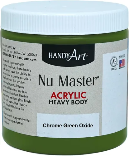 Miniatura 24 de Handy Art Nu Master - Pintura acrílica de cuerpo pesado, 16 onzas, color blanco titanio Titanio Blanco