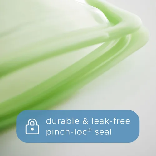 Miniatura 7 de Stasher Silicone Reusable Storage Bag, Sandwich Bag, Reusable Freezer Bags, Microwave, Dishwasher, Oven Safe, Sous Vide, Lunch Container, Eco