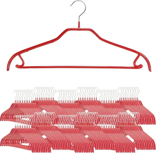 Miniatura 16 de MAWA by Reston Lloyd Silhouette Series - Percha antideslizante para ahorrar espacio con barra y gancho para pantalones y faldas, estilo 41/FRS, Negro