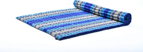 Miniatura 52 de Leewadee - Colchón plegable - Futón japonés enrollable -Alfombra de tatami triple pliegue - Cama de piso para invitados - Colchón de camping