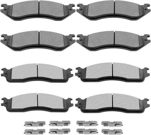 Miniatura 22 de SCITOO Kits de pastillas de freno de cerámica D465 D374 Reemplazo delantero y trasero para Acura CL 1997-1999, para Honda Civic 2002-2003 200-2011