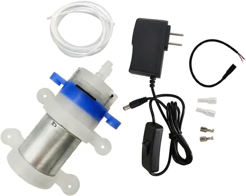 BRINGSMART Bomba de agua mini de grado alimenticio 12V con manguera 11GPH autocebante DC Bomba de diafragma de transferencia de agua fresca