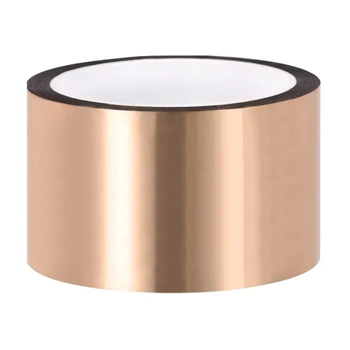 Miniatura 18 de Cinta de película de poliéster metalizado en tono dorado [para pared decorativa, embalaje, impresión] -0.12 pulgadas x 164 pies/1 rollo