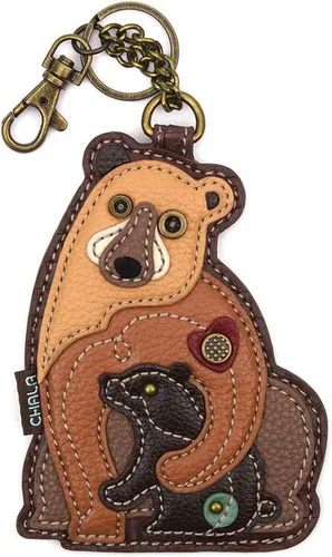 CHALA Wilderness Collection - Llavero decorativo para mujer, Varios colores, Dos osos