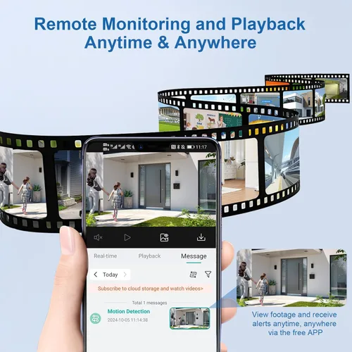 Miniatura 7 de Kit de sistema DVR de cámara de seguridad con cable H.265+ con detección AI de humanos y vehículos, 4x 1920P 5MP IP67 metálicas