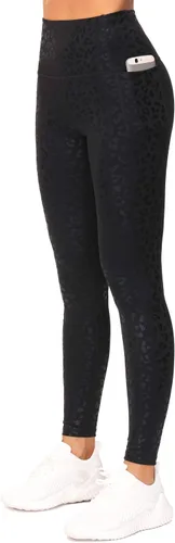 Miniatura 3 de The GYM People - Leggings de entrenamiento con control de abdomen y bolsillos pantalones de yoga atléticos de cintura alta para mujeres que corren