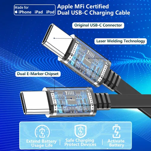 Miniatura 3 de [Apple MFi Certified] Retractable Car Charger for iPhone 17, SDNCIE 120W USB C Car Charger 4 in 1 PD/QC Type C Fast Charging Cigarette Lighter