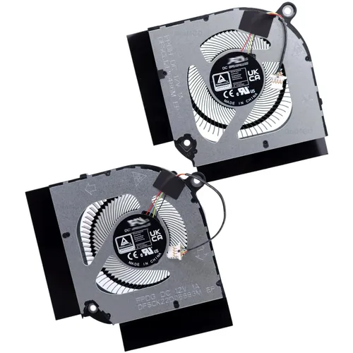 Miniatura 7 de Deal4GO Ventilador de refrigeración de CPU de 12V 23.QLZN2.001 23.QFJN2.001 Reemplazo para Acer Nitro 5 AN515-58 AN517-55 AN515-46 AN517-42