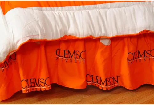 Miniatura 3 de College Covers Everything Comfy Nebraska Cornhuskers - Falda de cama con volantes, tamaño individual