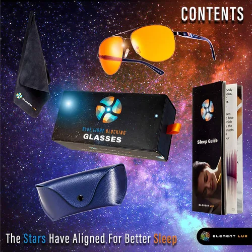 Miniatura 7 de Blue Light Blocking Glasses Amber Lenses -For Better Sleep, Gaming, Eye Strain Blocker, Computer, Sunglasses