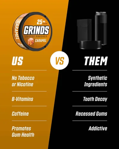 Miniatura 5 de Bolsas de café Grinds 3 latas de vainilla Sin tabaco, sin nicotina alternativa saludable 18 bolsas por lata