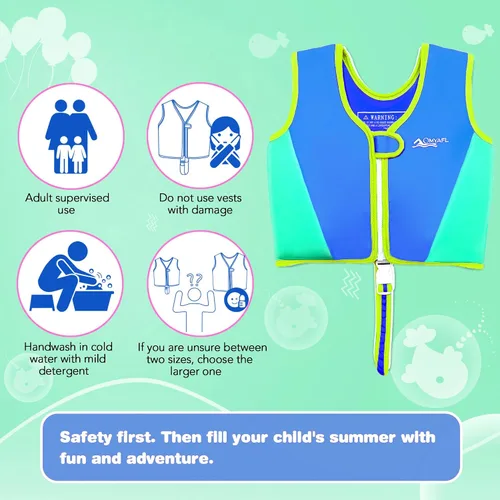 Miniatura 3 de Chaleco de natación para niños pequeños Chalecos flotadores para niños y niñas Chaqueta de natación con flotador Traje de baño con flotabilidad