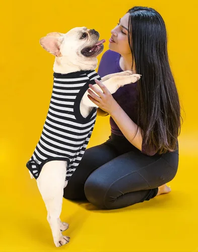 Miniatura 6 de Traje de Recuperación Quirúrgica para Perros, Camisa de Cirugía para Perros Machos y Hembras, Ropa de Recuperación para Esterilización y Castración