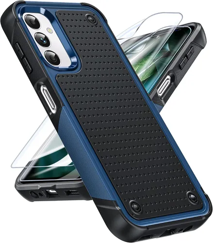 Miniatura 73 de LeYi Funda para Galaxy S21 FE-5G: Funda Samsung S21 FE con protector de pantalla, doble capa protectora de policarbonato duro y TPU suave Android