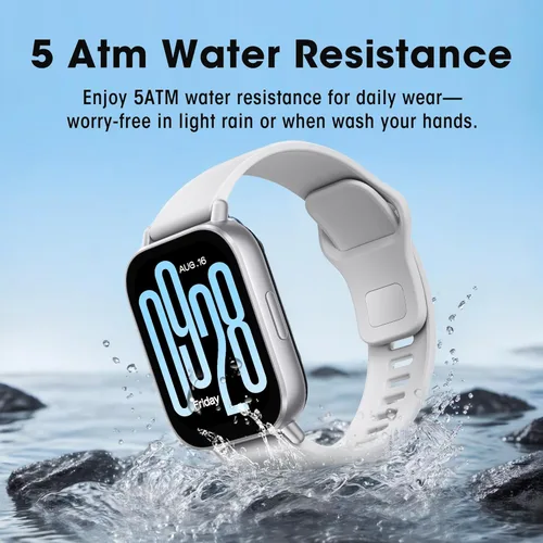 Miniatura 4 de XIAOMI Redmi 5 Active Smart Watch, reloj deportivo de contador de pasos para mujeres y hombres con pantalla LCD grande de 2 pulgadas, 140 modos