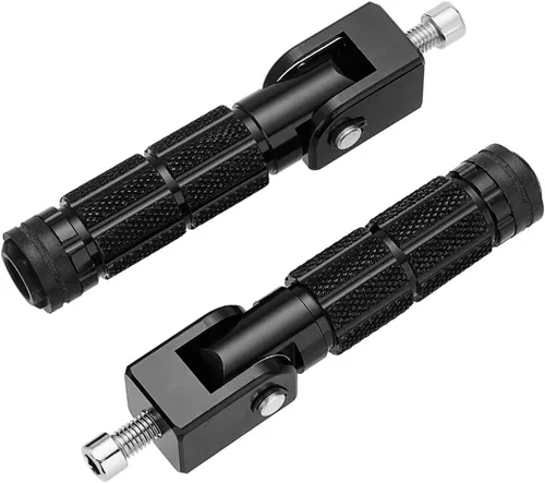 M8 Estriberas Plegables para Motocicleta Estriberas Delanteras Coche Eléctrico Antideslizantes Reposapiés Traseros Bicicleta 90 Grados Fijo Plegable