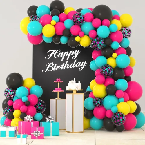 Miniatura 17 de Kit de arco de guirnalda de globos rojos y azules, azul marino, azul oscuro, globos rojos, globos neutros rubor, para cumpleaños, boda, aniversario