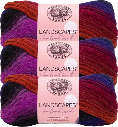 Miniatura 18 de Lion Brand Yarn - Hilo Landscapes (1 madeja), Desert Spring