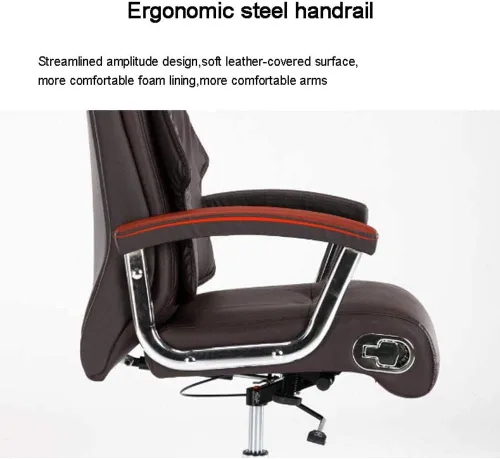 Miniatura 4 de Silla de oficina ajustable ejecutiva, silla ergonómica para computadora con almohadas de espuma viscoelástica en capas (D)