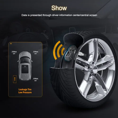 Miniatura 5 de ROADFAR Sistema de monitoreo de presión de neumáticos programado de 315 MHz, sensor TPMS para Lexus para Scion para Toyota 4 unids 4260706011