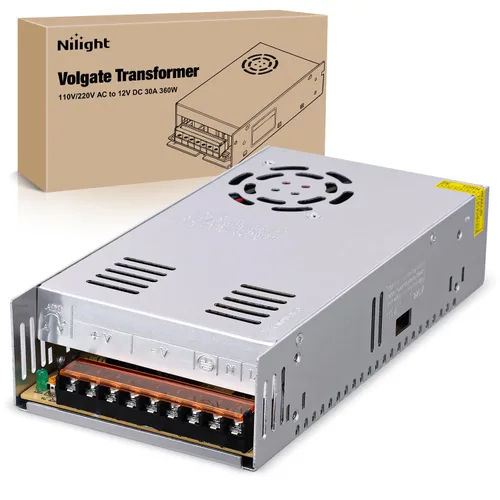 Miniatura 17 de Nilight AC 110V/220V a DC 12V Convertidor de Voltaje 10A 120W Fuente de Alimentación Conmutada Adaptador Transformador Salida de Bajo Voltaje Driver