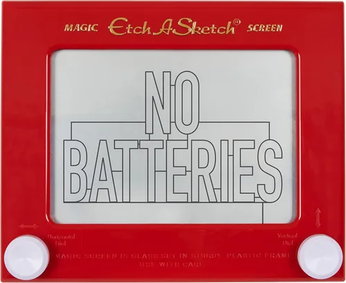 Etch A Sketch, juguete clásico de dibujo rojo con pantalla mágica, para niños de 3 años en adelante