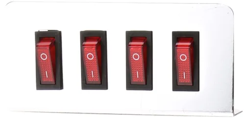 Miniatura 5 de Buyers Products 6391001 - Panel de interruptor iluminado, color plateado