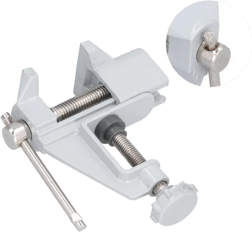 Miniatura 3 de Tornillo de mesa, herramienta de tornillo de banco y tubería, abrazadera multifuncional para mesa resistente, abrazadera de tornillo de banco