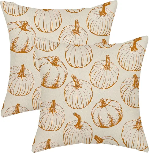 Miniatura 64 de AGAYNA Juego de 2 fundas de almohada decorativas con diseño de acuarela verde salvia para árbol de Navidad de 16 x 16 pulgadas, para sofá, invierno