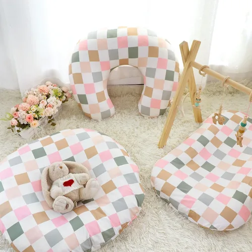 Miniatura 8 de DILIMI Funda de almohada de lactancia, funda elástica extraíble para almohadas de lactancia, funda ultra suave y cómoda para bebé niña y niño