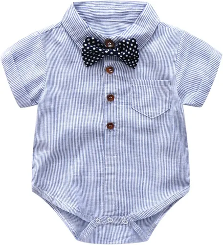 Miniatura 28 de Conjunto de traje de caballero para bebé niño