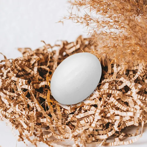 Miniatura 4 de Huevos de Pascua de 18 piezas, huevos de madera blancos, huevos decorativos lisos de tamaño real para niños, pintura de Pascua DIY tu propia