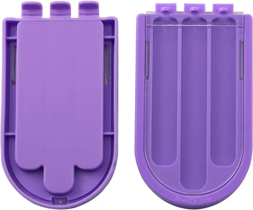 Miniatura 3 de XGNG Caja de almacenamiento de agujas de coser de 7 Uds. Caja de almacenamiento de agujas de plástico Caja de almacenamiento de agujas de coser a