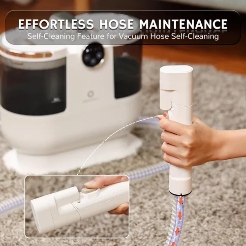 Miniatura 6 de Airthereal - Limpiador portátil de manchas para tapicería, máquina de limpieza de alfombras con calentamiento instantáneo, máquina de champú