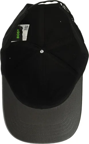 Miniatura 3 de BOSS Sombrero de sarga de algodón con logotipo curvado para hombre