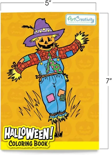 Miniatura 3 de ArtCreativity Libros para colorear de Halloween para niños, paquete de 24 mini folletos de 5 x 7 pulgadas, folletos de truco o trato, recuerdos