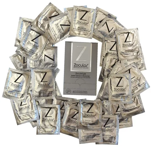 Miniatura 2 de Zocular Zocuwipe Toallitas para párpados con complejo natural de okra - Almohadillas suaves de limpieza e hidratación de párpados - 40