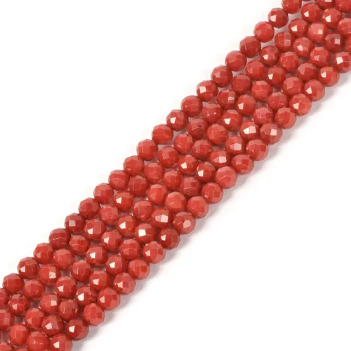 Miniatura 82 de Cuentas redondas facetadas de aguamarina natural de 4mm cuentas sueltas de 16 pulgadas para hacer joyas con cuentas