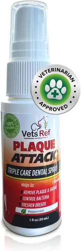 Spray dental para mascotas, como se ve en la televisión, elimina la placa y el sarro, ayuda con la placa y el sarro y proporciona un aliento fresco