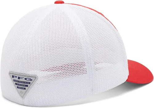 Miniatura 1071 de Columbia - Gorra de malla con bandera con árboles unisex para adultos, corona alta