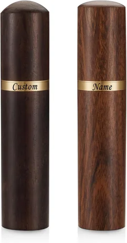 SOITIS Juego de dos pequeñas urnas de madera, mini urnas para cenizas, urnas de cremación para cenizas humanas, urnas decorativas, recuerdo
