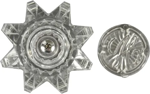 Miniatura 2 de Danco 88889 Mango de tornillo de banco de sujeción de cristal, ajuste universal, acrílico transparente