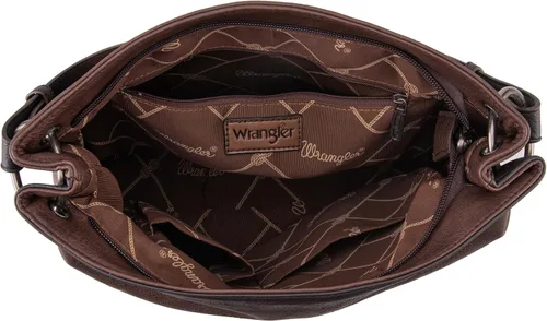 Miniatura 54 de Wrangler Hobo - Bolsas para mujer de cuero vegano con asa superior, bolsos de hombro y bolsos