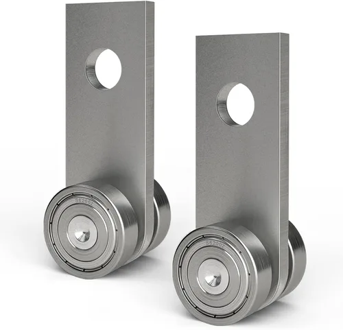 Conjunto de carretilla, 2 rodillos de carro de ruedas para uso con 1-5/8 pulgadas de ancho y todos los canales de puntal de 1-5/8 pulgadas o más